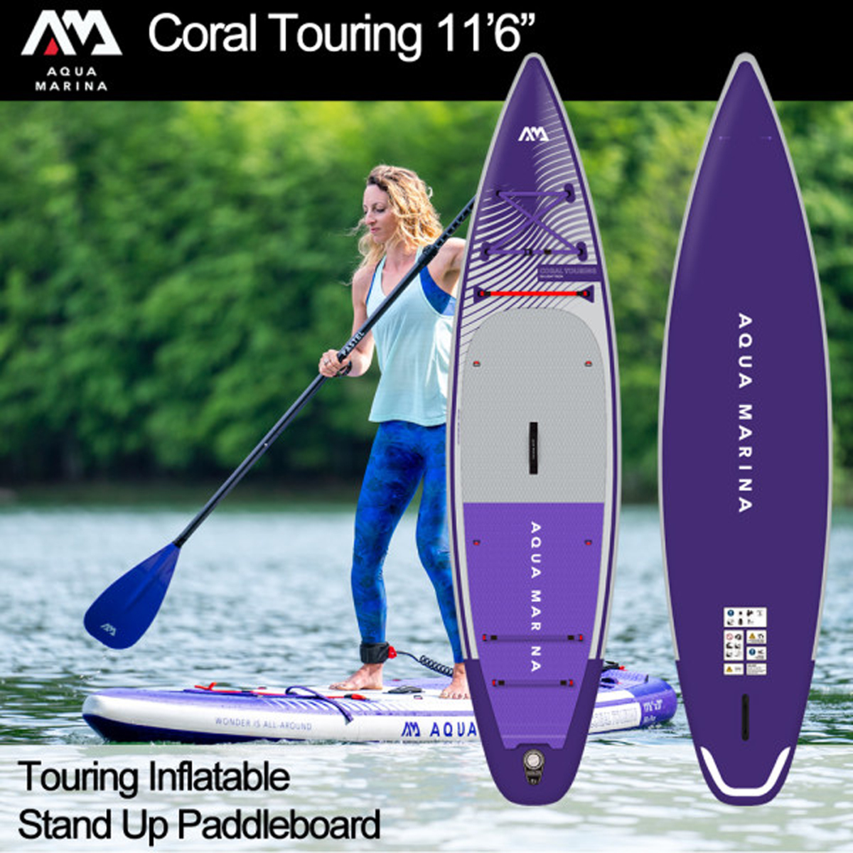 Aqua Marina Coral Touring iSUP 11' 6